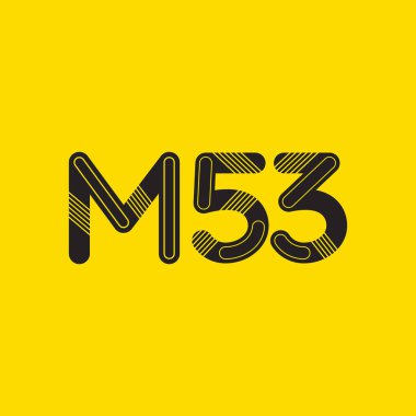 harf ve rakam logosu M53