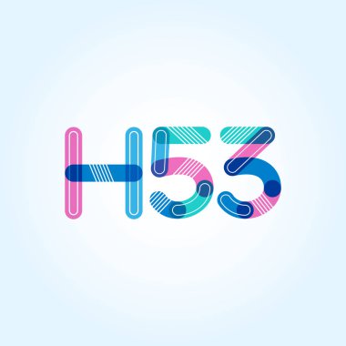 harf ve rakam logo H53