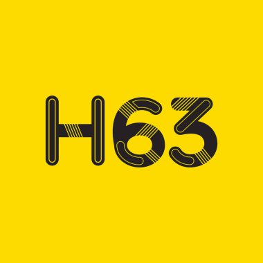 harf ve rakam logo H63