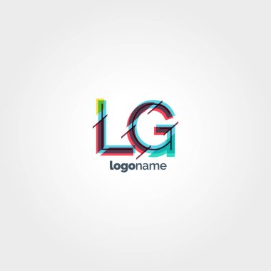 LG çok renkli logo harfleri