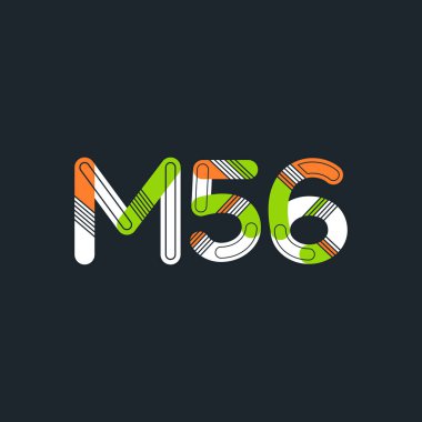 harf ve rakam logosu M56