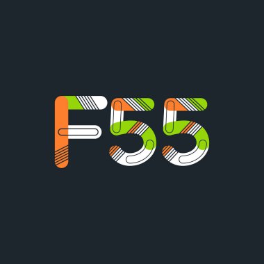 harf ve rakam logosu F55