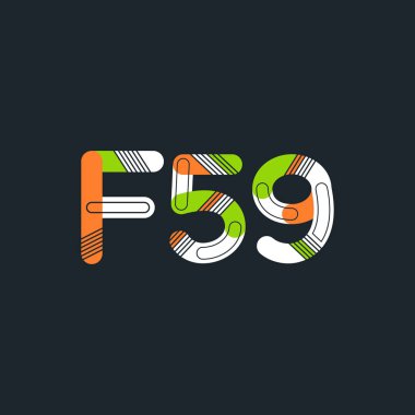 harf ve rakam logo F59