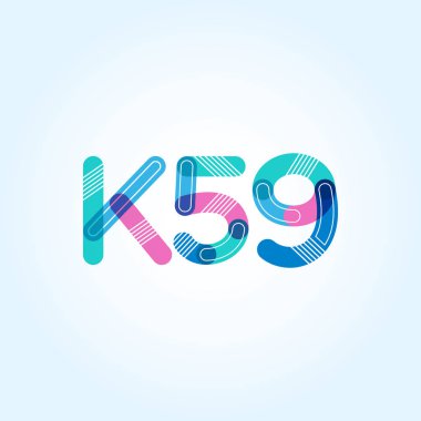 harf ve rakam logo K59