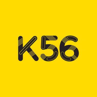 harf ve rakam logo K56