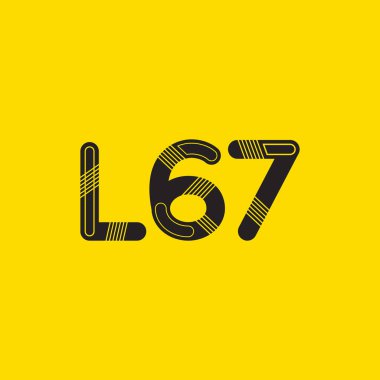 harf ve rakam logosu L67
