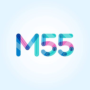 harf ve rakam logosu M55