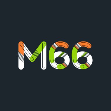 harf ve rakam logosu M66