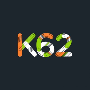 harf ve rakam logo K62