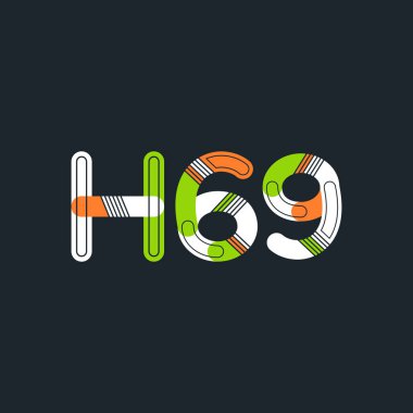 harf ve rakam logo H69