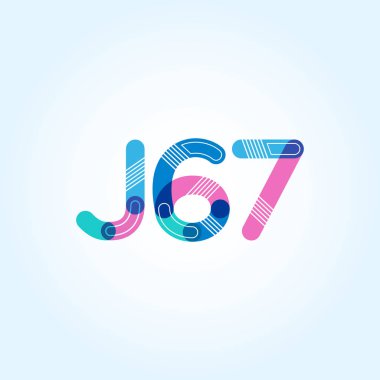 harf ve rakam çağdaş şirket logosu