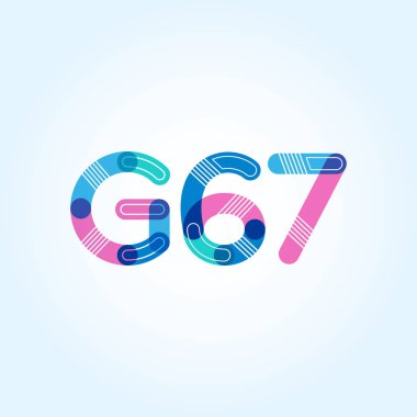 harf ve rakam logo G67
