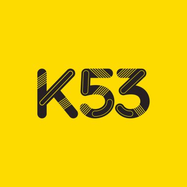 harf ve rakam logosu K53