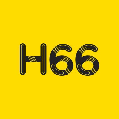 harf ve rakam logo H66