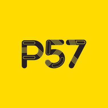harf ve rakam logosu P57