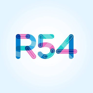 harf ve rakam logo R54