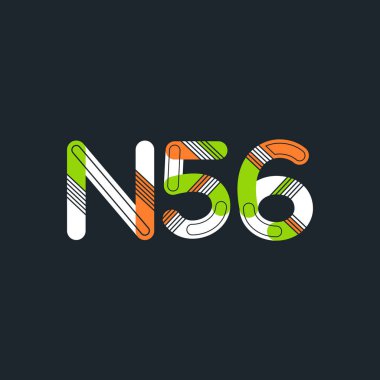 harf ve rakam logo N56