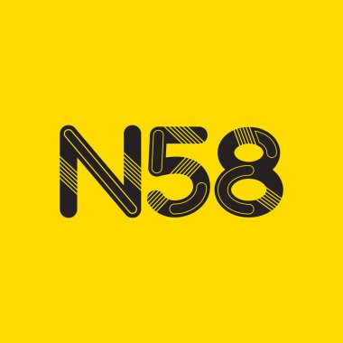 harf ve rakam logo N58