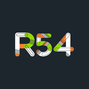 harf ve rakam logo R54