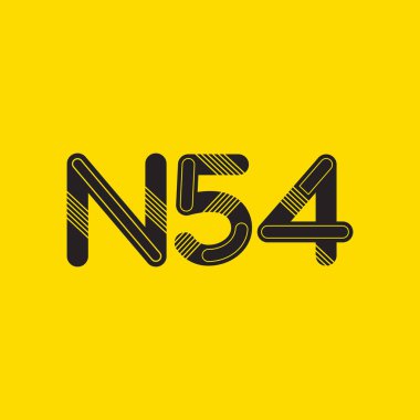 harf ve rakam logo N54