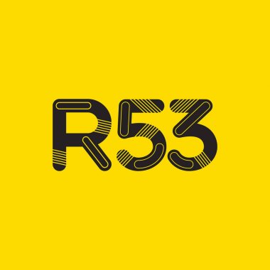 harf ve rakam logo R53