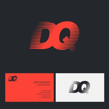 Bağlı Dq harf logo