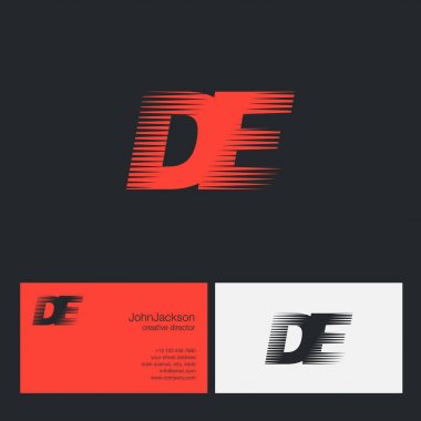 Bağlı de harf logo