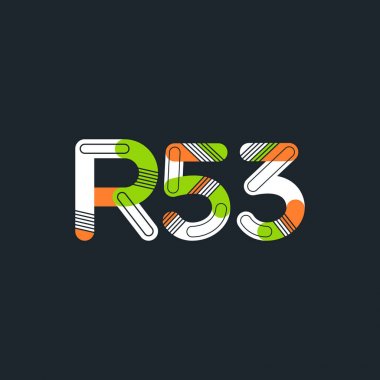 harf ve rakam logo R53