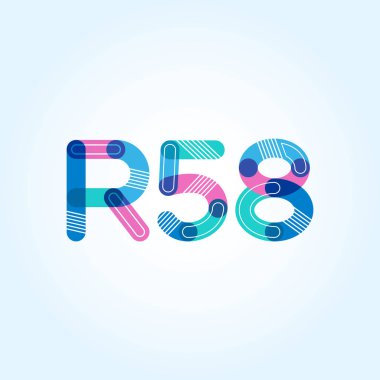 harf ve rakam logo R58