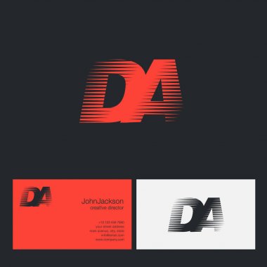 Bağlı Da harf logo