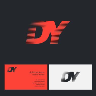 Bağlı Dy harf logo