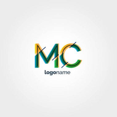 MC çok renkli logo harfleri