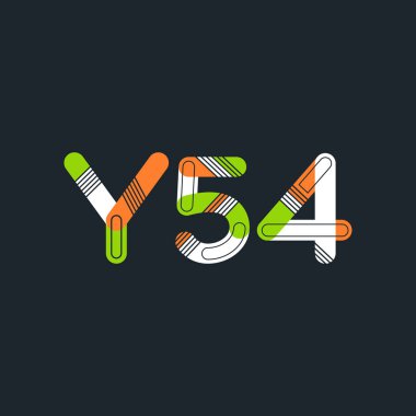 harf ve rakam logo Y54