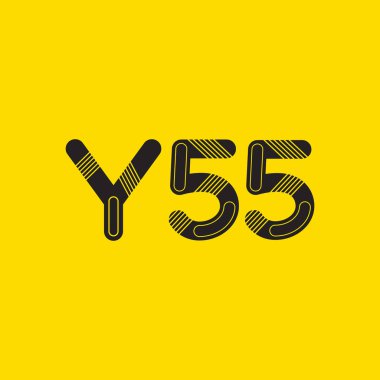 harf ve rakam logo Y55