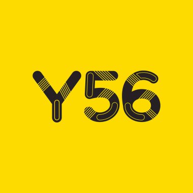 harf ve rakam logo Y56