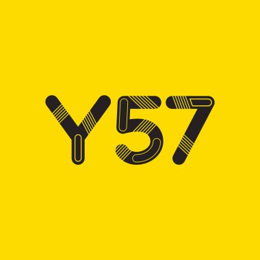 harf ve rakam logo Y57