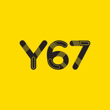 harf ve rakam logo Y67