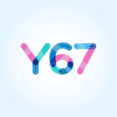 harf ve rakam logo Y67