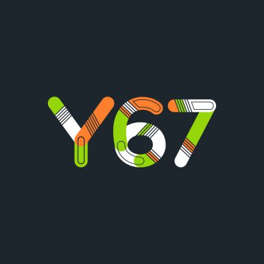 harf ve rakam logo Y67