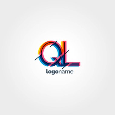 Bağlı Ql harf logo