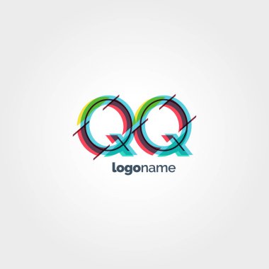 QQ harf logo bağlı