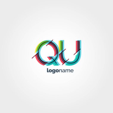 Qu harf logo bağlı