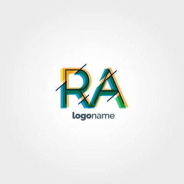 Ra harf logo bağlı