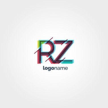 Logo RZ çok renkli harfler