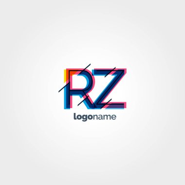 Logo RZ çok renkli harfler