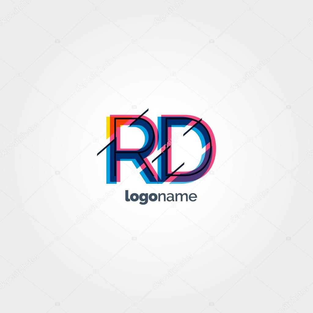 RD connected letters logo