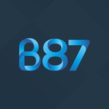 harf ve rakam logo B87