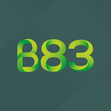 harf ve rakam logo B83