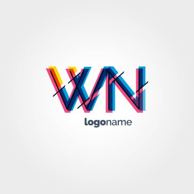 Bağlı Wn harf logo  