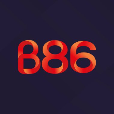 harf ve rakam logo B86